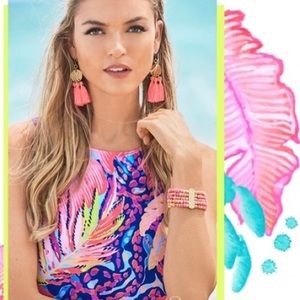 Lilly Pulitzer Coral Reef Tassel Earrings